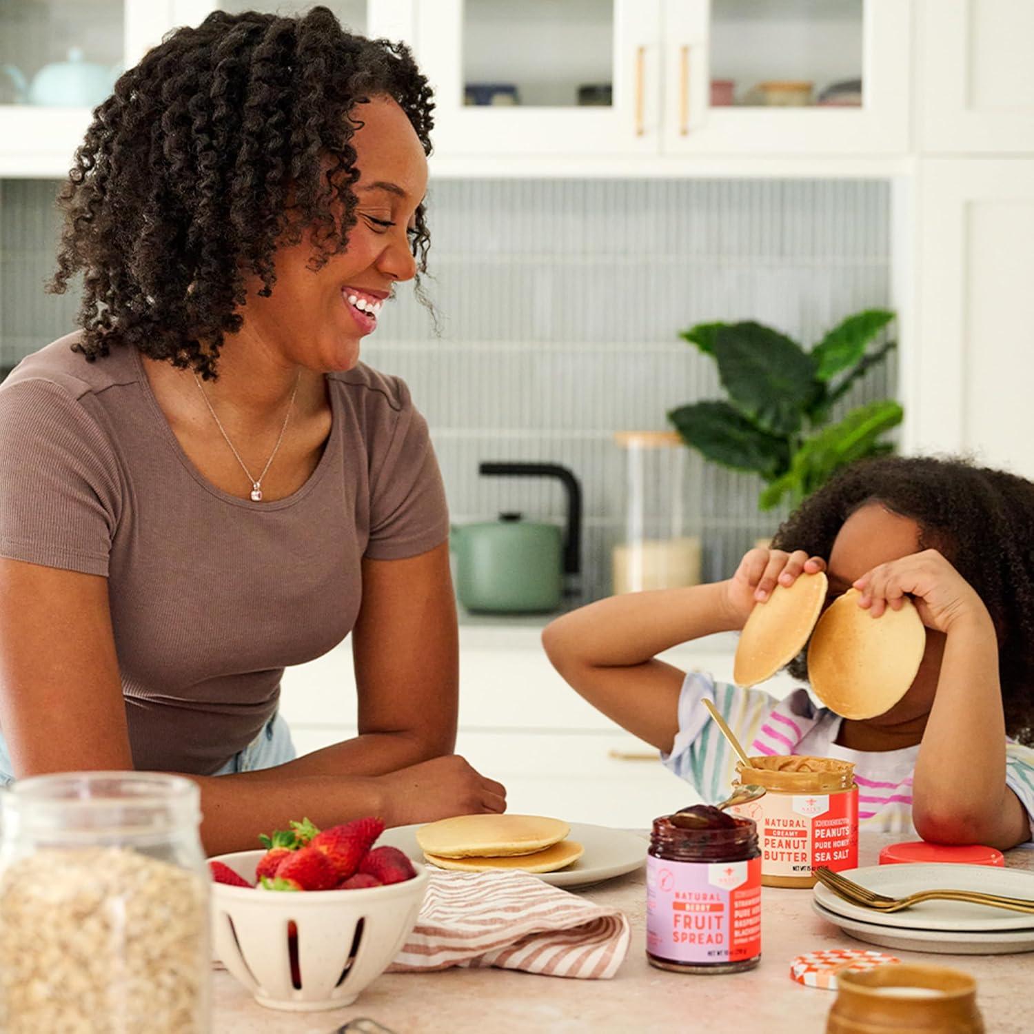 image:imageNates Honey Fruit Spread AllNatural Strawberry Made with Real Strawberries amp No Refined Sugar Sweetened with 100 Pure Honey 10 oz Jar EasytoSpreadMixed Berry
