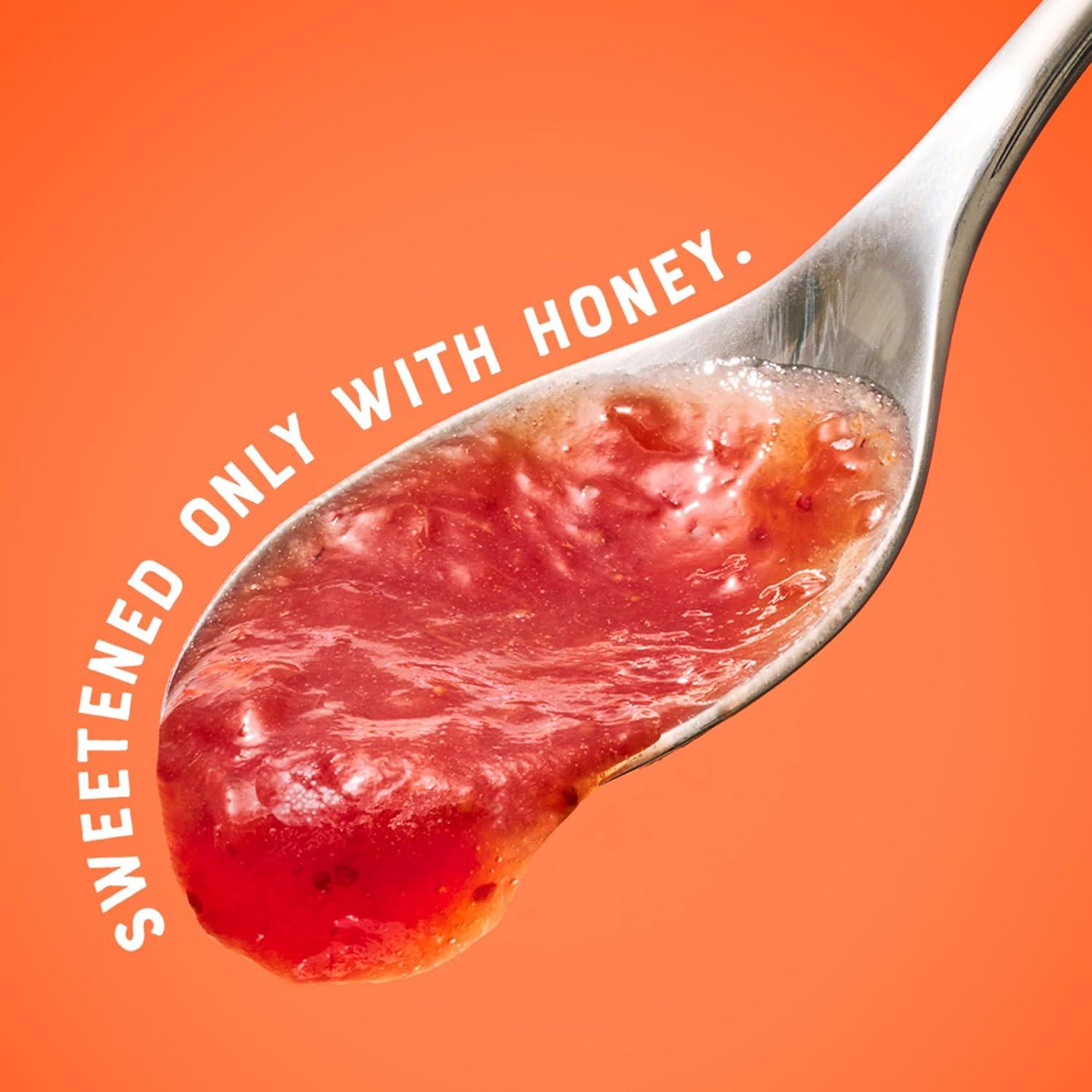 image:imageNates Honey Fruit Spread AllNatural Strawberry Made with Real Strawberries amp No Refined Sugar Sweetened with 100 Pure Honey 10 oz Jar EasytoSpreadStrawberry
