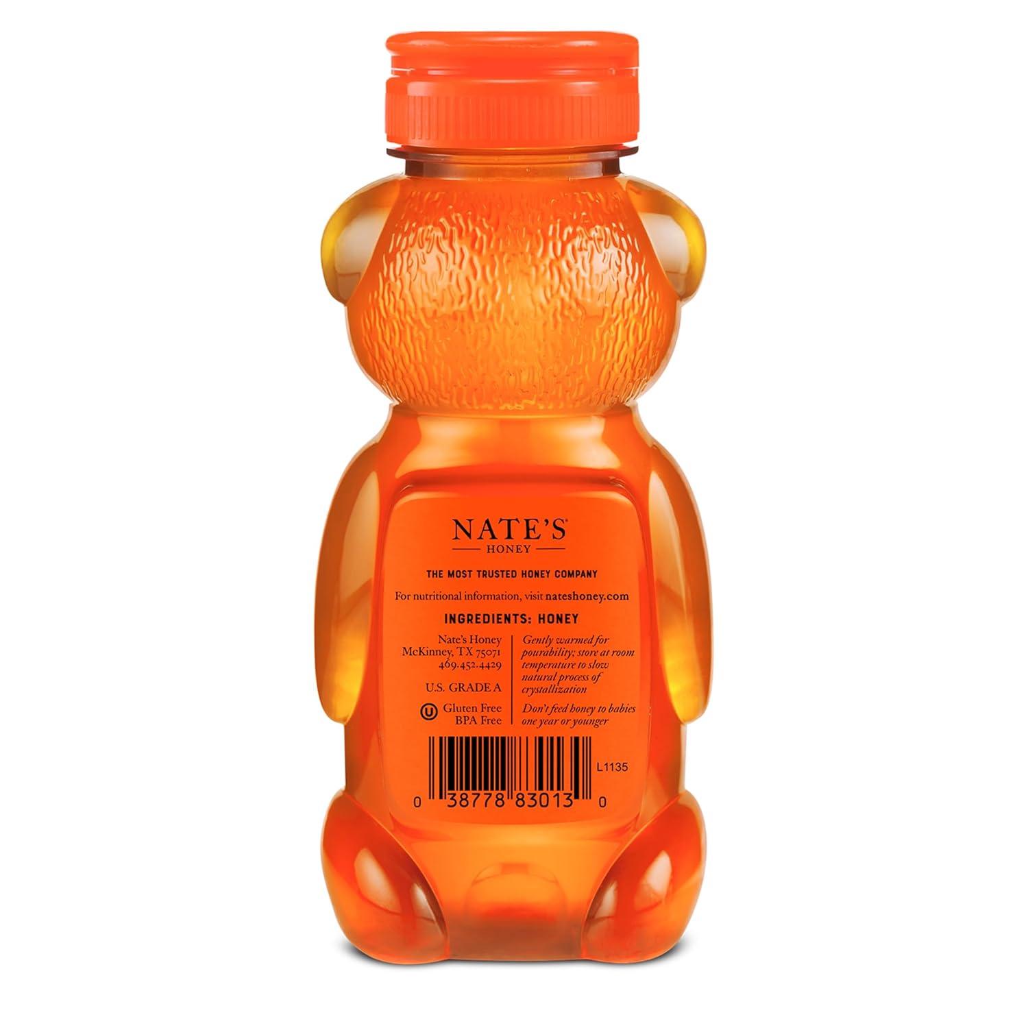 image:imageNates 100 Pure Raw amp Unfiltered Honey AwardWinning Taste 12oz Honey Bear Bottle