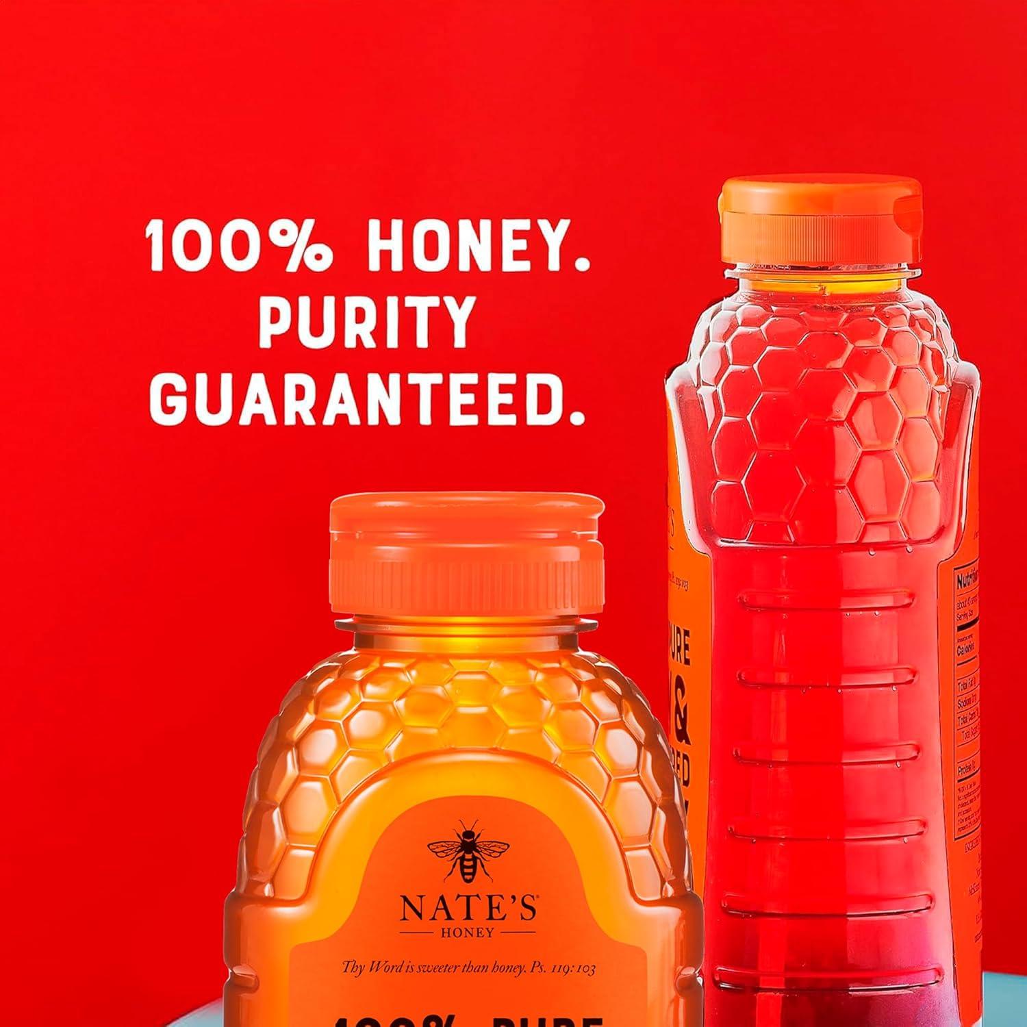 image:imageNates 100 Pure Raw amp Unfiltered Honey AwardWinning Taste 32oz Squeeze Bottle32 Ounce Pack of 1