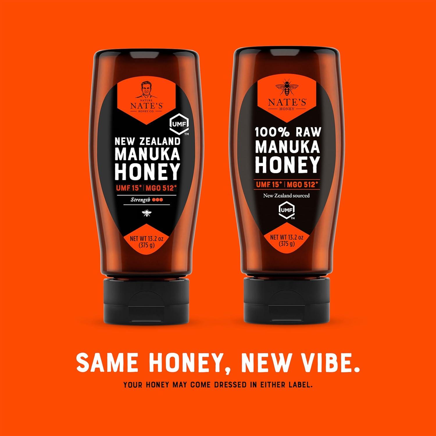 image:imageNates Raw Manuka Honey New Zealand MGO 83 UMF Certified 5 132 oz Squeeze BottleMGO 512 UMF Certified 15