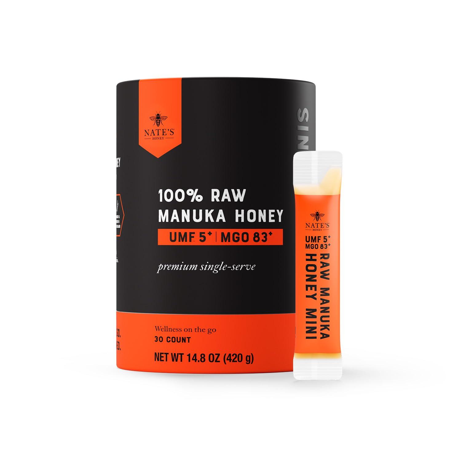 image:imageNates Raw Manuka Honey New Zealand MGO 83 UMF Certified 5 132 oz Squeeze BottleMGO 83 UMF Certified 5
