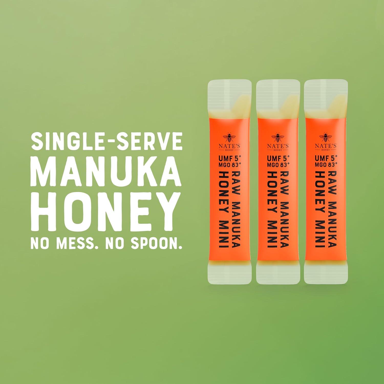 image:imageNates Raw Manuka Honey New Zealand MGO 83 UMF Certified 5 132 oz Squeeze BottleMGO 83 UMF Certified 5