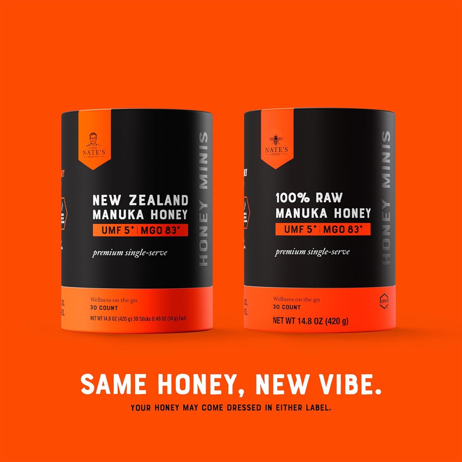image:imageNates Raw Manuka Honey New Zealand MGO 83 UMF Certified 5 132 oz Squeeze BottleMGO 83 UMF Certified 5