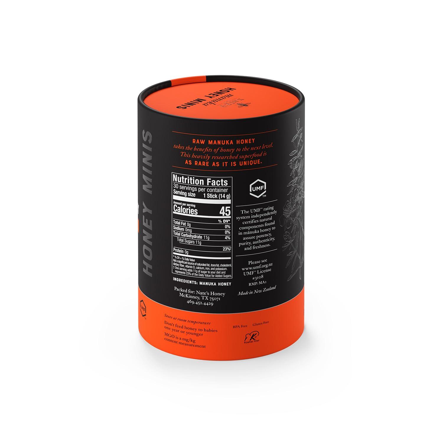 image:imageNates Raw Manuka Honey New Zealand MGO 83 UMF Certified 5 132 oz Squeeze BottleMGO 83 UMF Certified 5