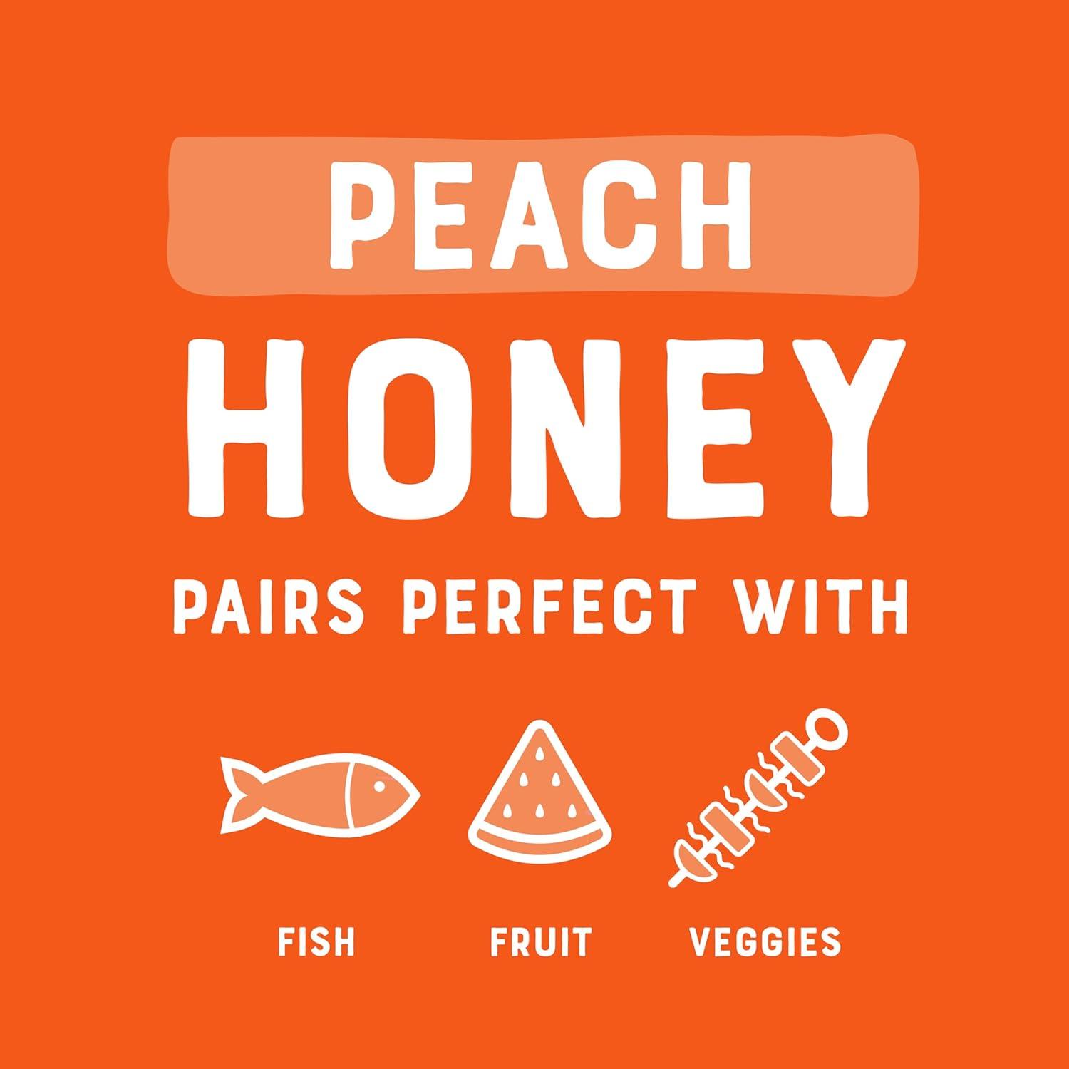 image:imageNates Vanilla Honey for Brunch Made with 100 Pure Honey and Vanilla 12 oz Squeeze Bottle Great for Pancakes Oatmeal Lattes and YogurtPeach