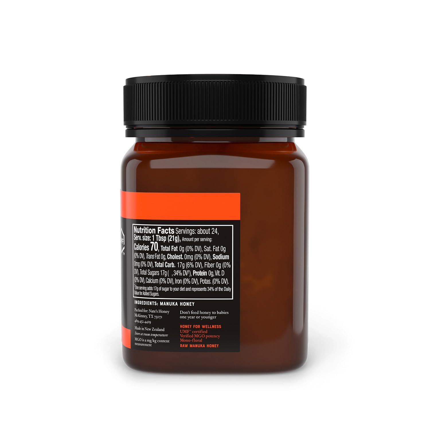 image:imageNates Organic Manuka Honey MGO 300 UMF 11 132 oz Squeeze Bottle USDA Certified OrganicMGO 263 UMF Certified 10